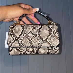 Snake Print Purse